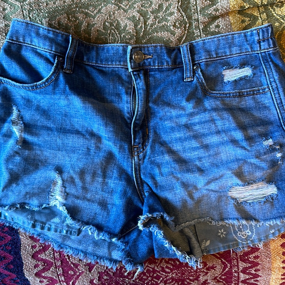 Stretchy Jean Shorts